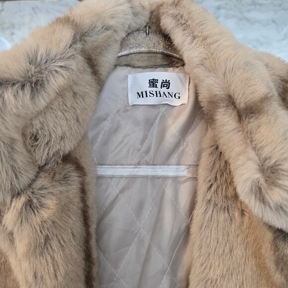 Faux Fur Women's Open Jacket Sz. Onesize - Picture 6 of 7